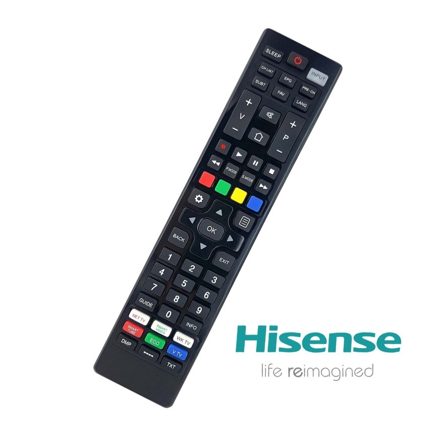 MK FLORIA Superior +kaukosäädin UNI TV Hisense - Korvaava kauko-ohjaus kohteelle TVs from the HISENSE brand