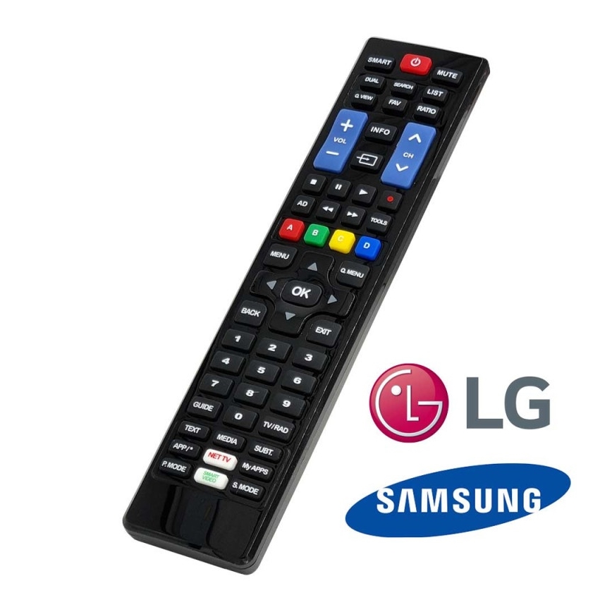 MK FLORIA Superior +kaukosäädin UNI TV SAM/LG - Vaihtokaukosäätimet televisiomerkeille Samsung/LG