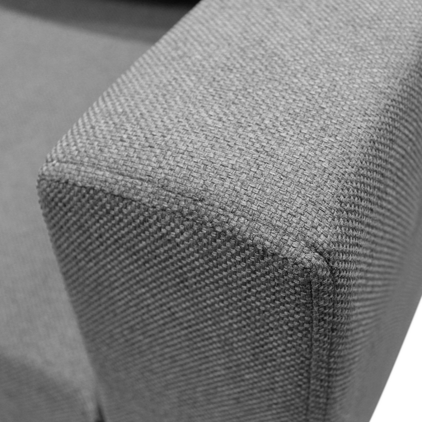 Monikäyttöinen U-muotoinen vuodemallinen kulmasohva säilytystilalla SEYA, harmaa