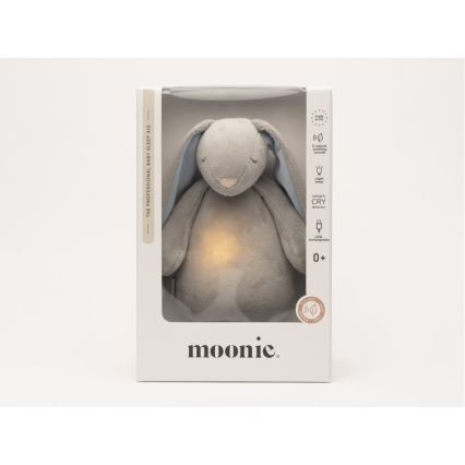 Moonie - Snuggle buddy melodialla ja valolla 2.0 pupu sky