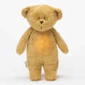 Moonie - Snuggle buddy melodialla ja valolla pieni karhu 2.0 organic hunajanauhat