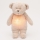 Moonie - Snuggle buddy melodialla ja valolla pieni karhu 2.0 organic ruusu