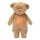 Moonie - Snuggle buddy melodialla ja valolla pieni karhu orgaaninen cappuccino natur