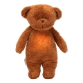Moonie - Snuggle buddy melodialla ja valolla pieni karhu organic caramel natur