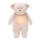 Moonie - Snuggle buddy melodialla ja valolla pieni karhu organic ruusu natur