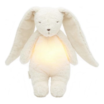Moonie - Snuggle buddy melodialla ja valolla pupu orgaaninen polar natur