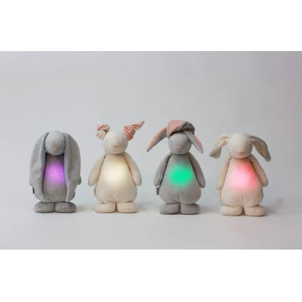 Moonie - Snuggle buddy melodialla ja valolla pupu puuteri
