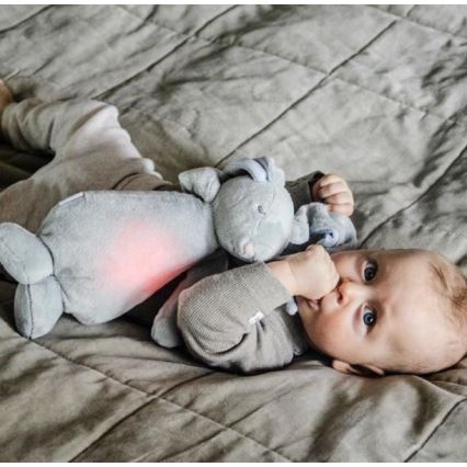Moonie - Snuggle buddy melodialla ja valolla pupu sky