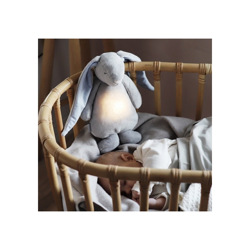 Moonie - Snuggle buddy melodialla ja valolla pupu sky