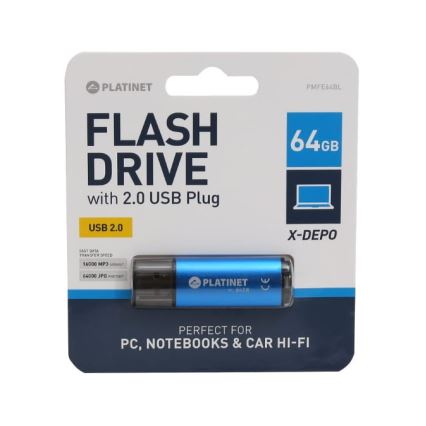 Muistitikku USB 64GB sininen