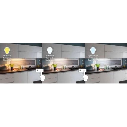 Müller-Licht - Keittiökaappien alla oleva LED-valo anturilla CASSIA LED/8W/230V 3000/4000/6500K