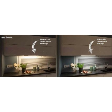 Müller-Licht - Keittiökaappien alla oleva LED-valo anturilla OLUS LED/11W/230V 3000/4000K