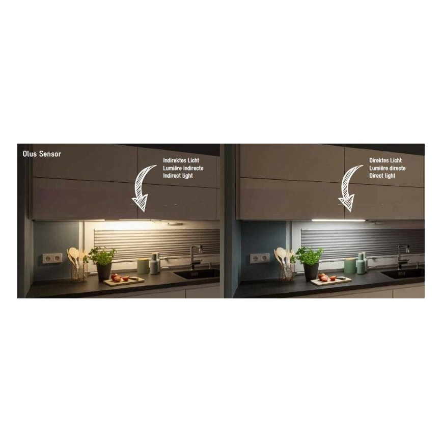 Müller-Licht - Keittiökaappien alla oleva LED-valo anturilla OLUS LED/11W/230V 3000/4000K