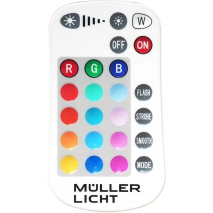 Müller-Licht - LED RGBW Himmennettävä ulko valonheitin LED/10W/230V IP65 + kauko-ohjaus