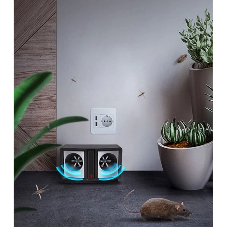 Näätä- ja jyrsijäkarkottaja 1,5W/230V
