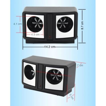 Näätä- ja jyrsijäkarkottaja 1,5W/230V