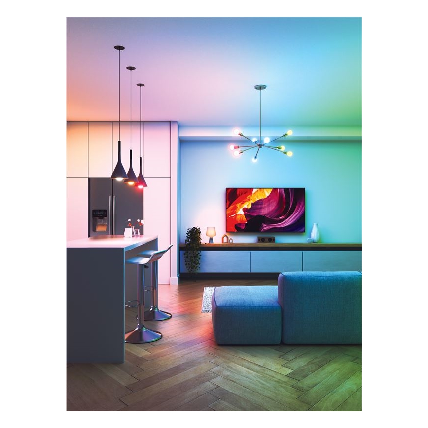 SETTI 3x LED RGBW Himmennettävä polttimo ESSENTIALS A60 E27/8,5W/230V CRI 90 2700-6500K Wi-Fi - Nanoleaf