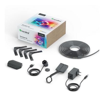 Nanoleaf - Aseta 4D-näytön peilaukseen + Lightstrips basic setti 4m 65''