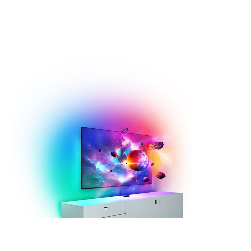 Nanoleaf - Aseta 4D-näytön peilaukseen + Lightstrips basic setti 4m 65''