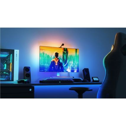 Nanoleaf - Aseta 4D-näytön peilaukseen + Lightstrips basic setti 4m 65''