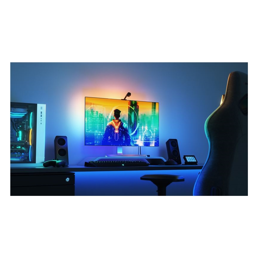 Nanoleaf - Aseta 4D-näytön peilaukseen + Lightstrips basic setti 5,2m 85''