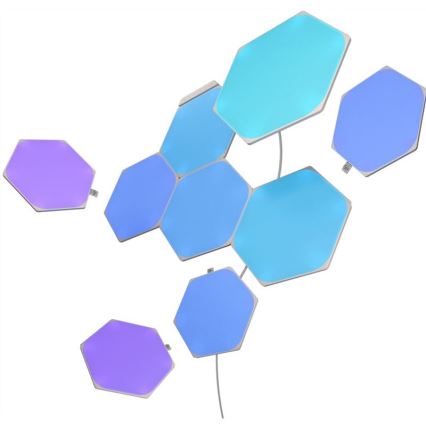 Nanoleaf - SETTI 9x LED RGB Himmennyspaneeli SHAPES HEXAGON LED/2W/230V 1200-6500K Wi-Fi