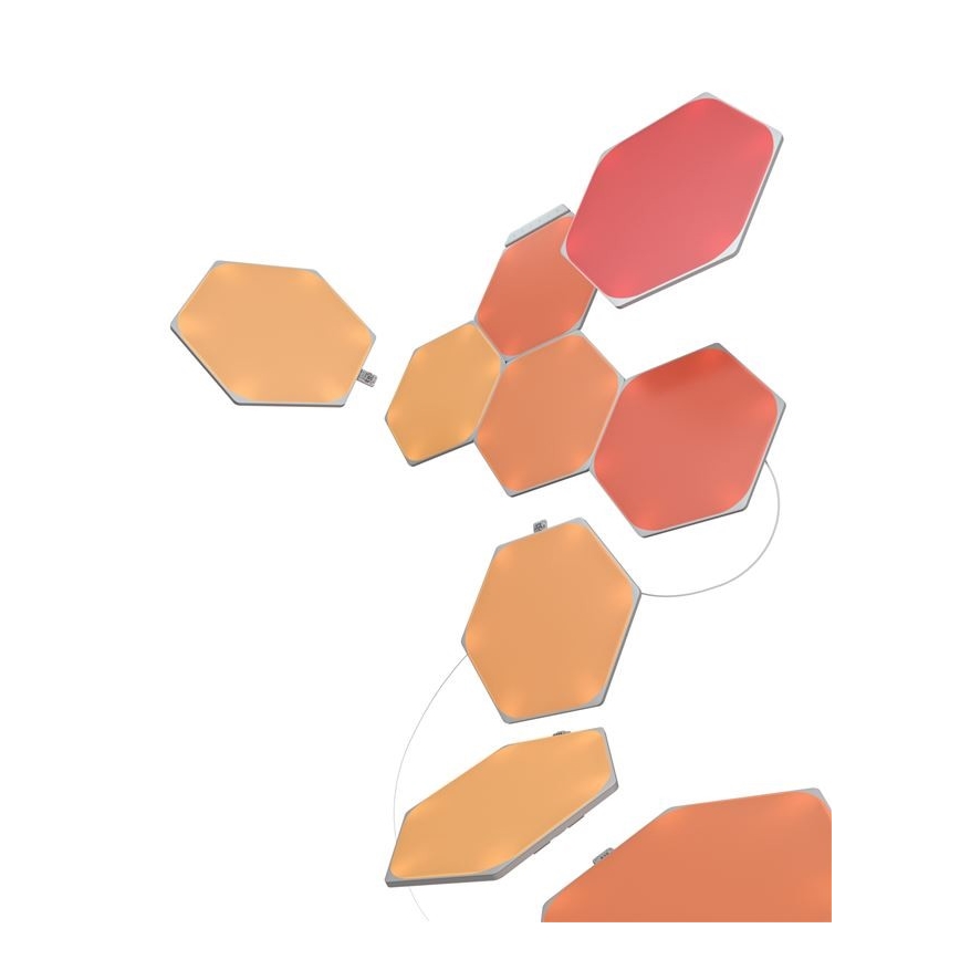 Nanoleaf - SETTI 9x LED RGB Himmennyspaneeli SHAPES HEXAGON LED/2W/230V 1200-6500K Wi-Fi