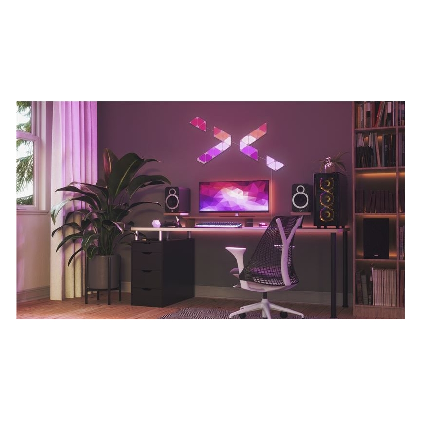 Nanoleaf - SETTI 10x LED RGB Himmennyspaneeli TRIANGLES LED/0,5W/230V Wi-Fi
