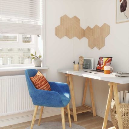 Nanoleaf - SETTI 3x Himmennettänä LED-paneeli HEXAGONS LED/2W/230V Wi-Fi