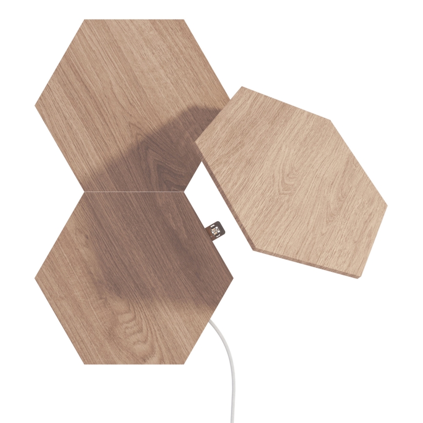 Nanoleaf - SETTI 3x Himmennettänä LED-paneeli HEXAGONS LED/2W/230V Wi-Fi