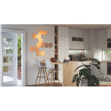 Nanoleaf - SETTI 13x Himmennettänä LED-paneeli HEXAGONS LED/2W/230V Wi-Fi