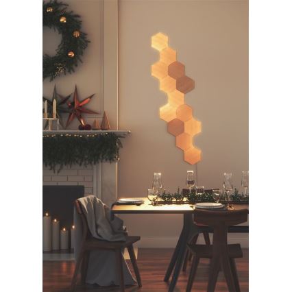 Nanoleaf - SETTI 13x Himmennettänä LED-paneeli HEXAGONS LED/2W/230V Wi-Fi