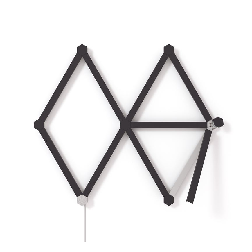 Nanoleaf - Kiskosarjan suoja LINES 9 kpl musta matta