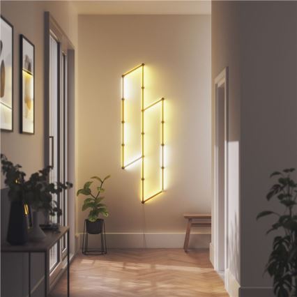 Nanoleaf - Kiskosarjan suoja LINES 9 kpl musta matta