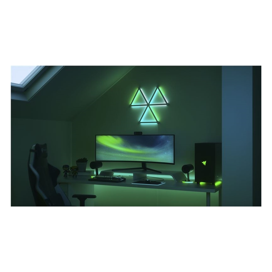 Nanoleaf - SETTI 9x LED RGBW Himmennettävä kisko LINES LED/2W/230V 1200-6000K Wi-Fi
