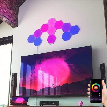 Nanoleaf - SETTI 15x LED RGB Himmennyspaneeli LED/2W/230V 1200-6500K Wi-Fi