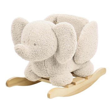 Nattou - Keinuva lelu TEDDY norsu beige