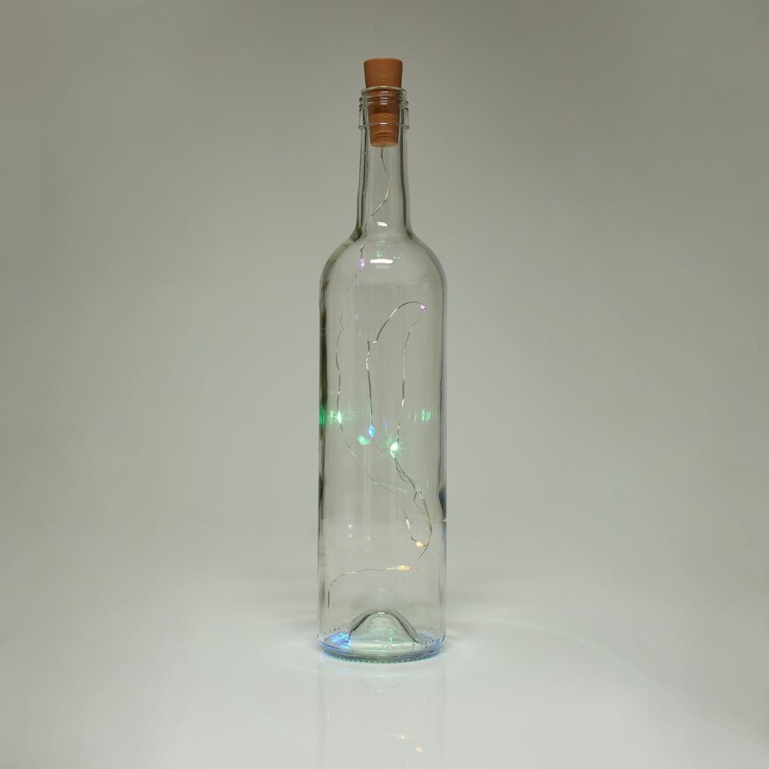 LED koristevalosarja pullon korkilla 8xLED/3xLR44 IP44 0,798m
