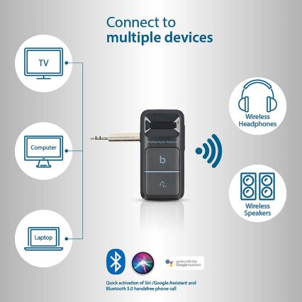kannettava Bluetooth AUX vastaanotin