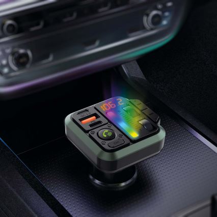 FM autolähetin handsfree-toiminnolla