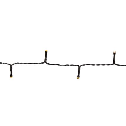 LED Valoketju 96xLED/7 toimintoa/3xAA 7,7m IP44 lämmin valkoinen