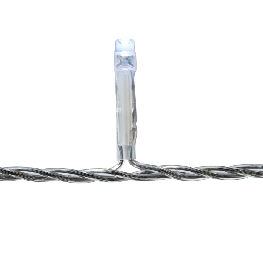 LED Valoketju 360xLED/7 funktiota 14m IP44 kylmä valkoinen