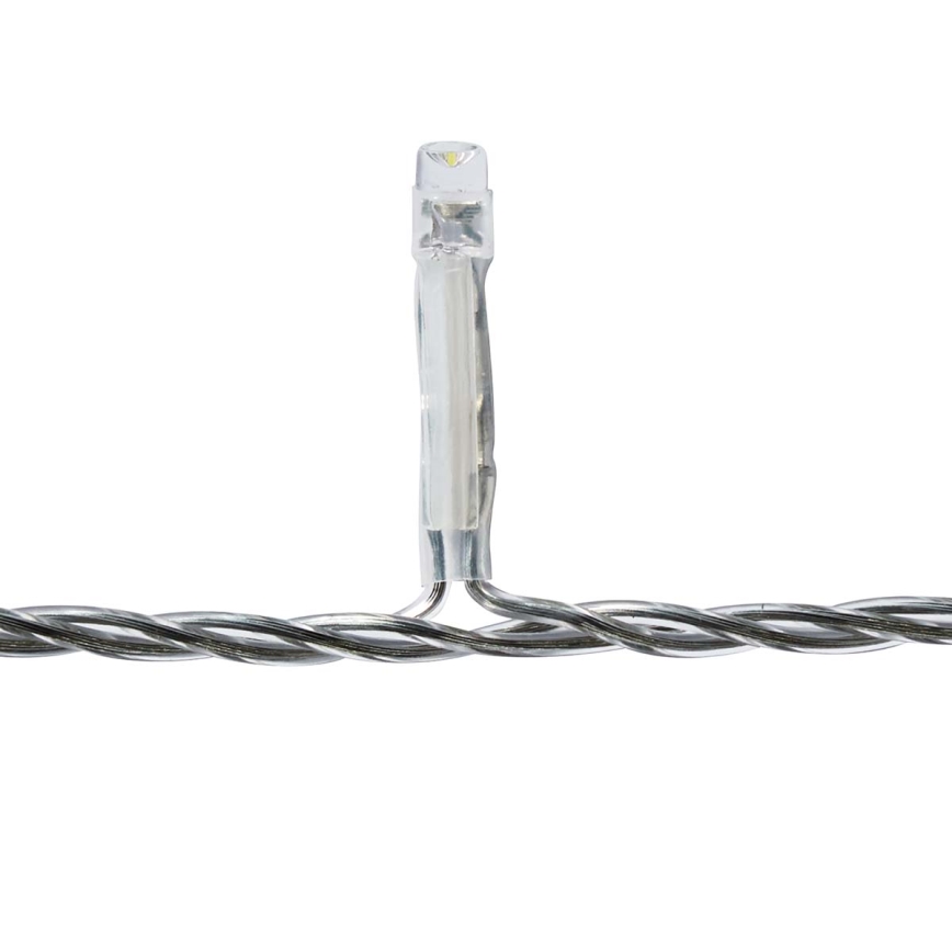 LED Valoketju 360xLED/7 funktiota 14m IP44 kylmä valkoinen