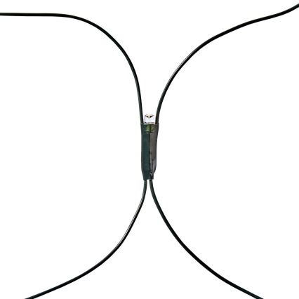 LED Jouluvaloverho 320xLED/7 funktiota 6m IP44 lämmin valkoinen