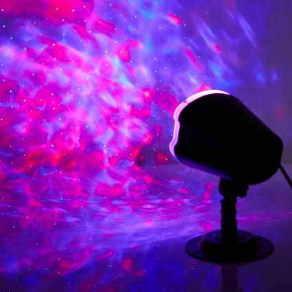 LED-laserprojektori 6W/230V IP65 + kaukosäädin