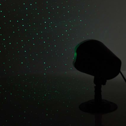 LED-laserprojektori 6W/230V IP65 + kaukosäädin