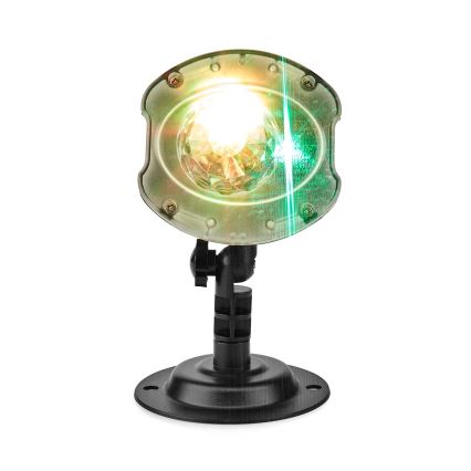 LED-laserprojektori 6W/230V IP65 + kaukosäädin