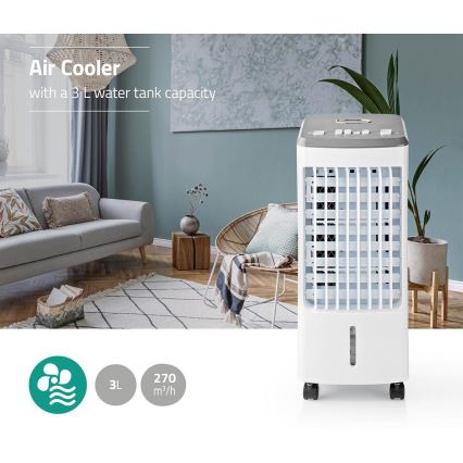 Ilmanjäähdytin 80W/230V valkoinen
