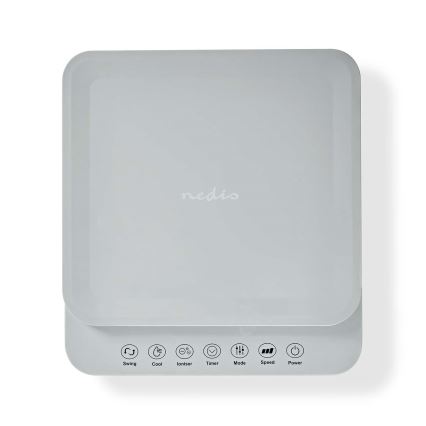 Ilmanjäähdytin 65W/230V Wi-Fi Tuya valkoinen + kauko-ohjaus