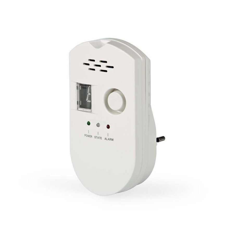Kaasunilmaisin - nestekaasu, maakaasu, kivihiilikaasu 230V / 85dB